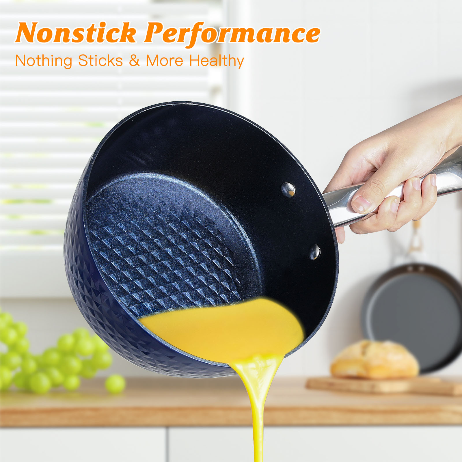 3D Diamond Sauce Pan - Image 8