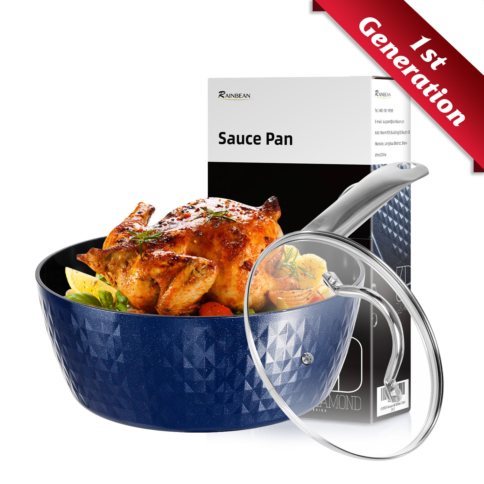3D Diamond Sauce Pan