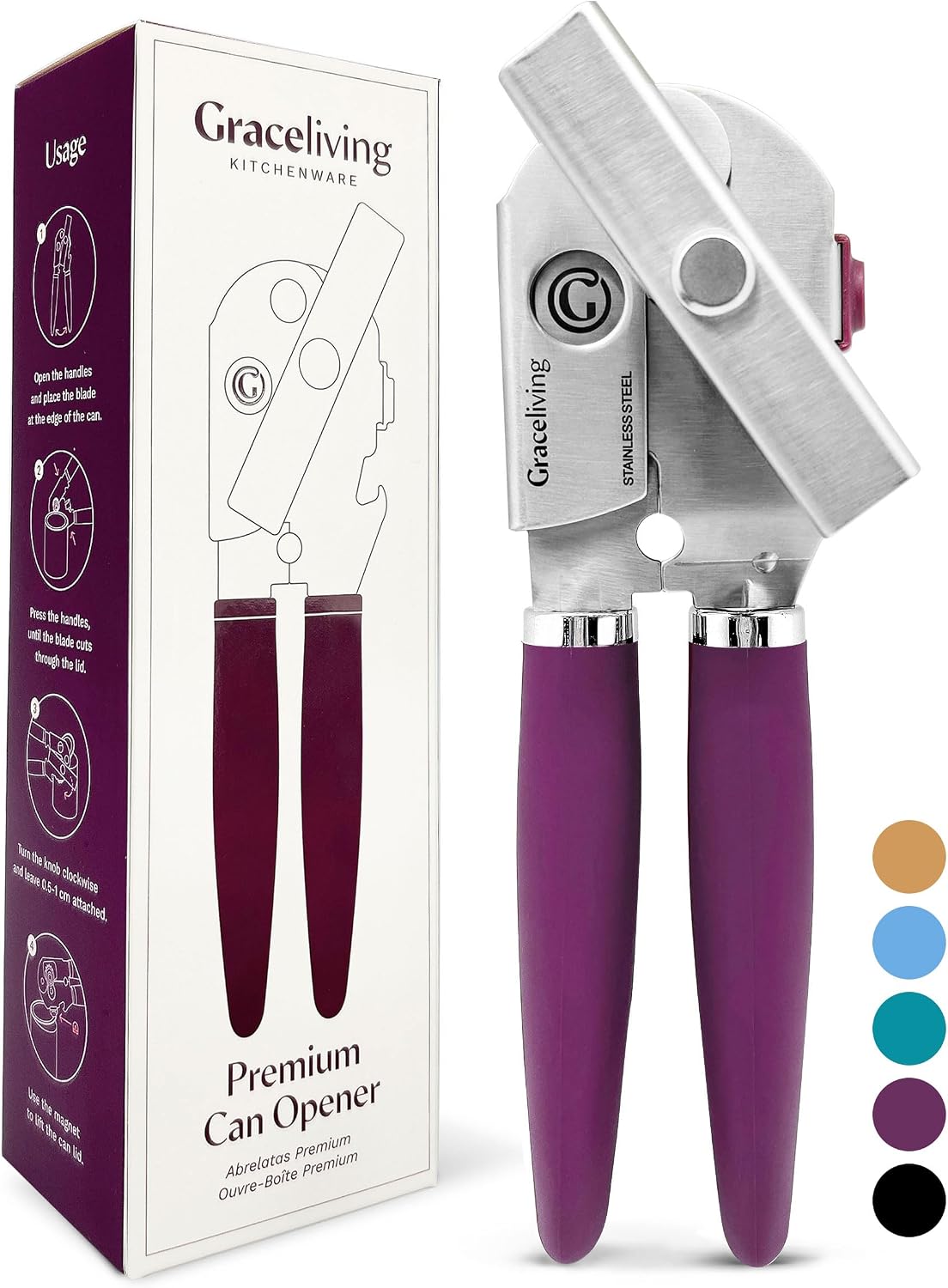 Heavy-Duty Stainless Steel Can Opener