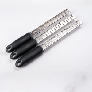 Ergonomic Stainless Steel Cheese Grater & Zester